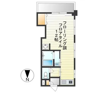 奥沢山本ビル【4階】の間取り