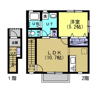 グランブレイン【2階】の間取り