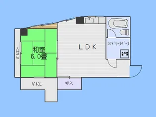 久木留ビル【4階】の間取り