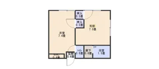 コーポ山田【2階】の間取り