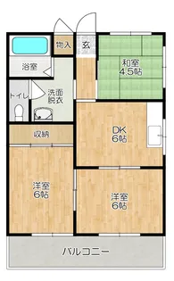 グラン出水【1階】の間取り
