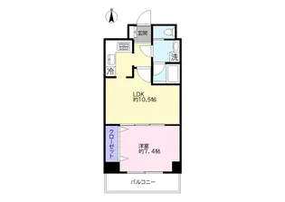 スカイファースト東砂【2階】の間取り