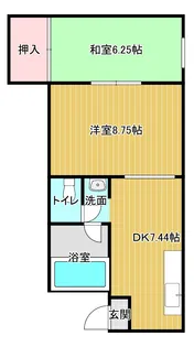 メゾン龍岡【3階】の間取り