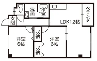 ガーデンハウス はなみずき【1階】の間取り