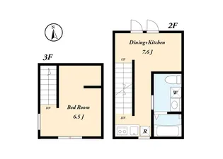 エルスール都立大学【2階】の間取り