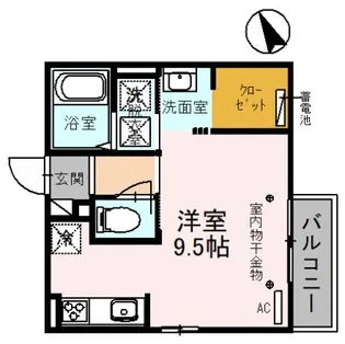 claro(クラロ)【1階】の間取り