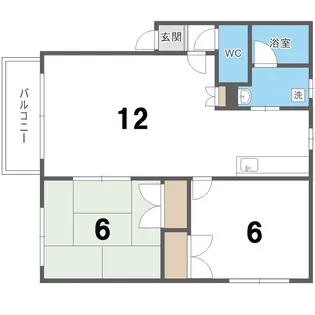 コーポしずかC【3階】の間取り