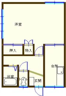 コーポワタナベ【2階】の間取り