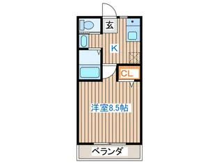 グリーンコーポ3【1階】の間取り