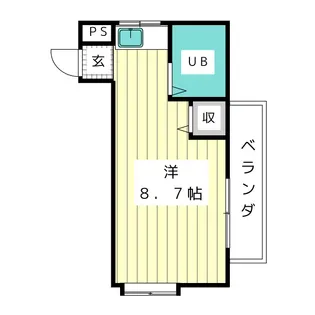 三松ハイツ【3階】の間取り