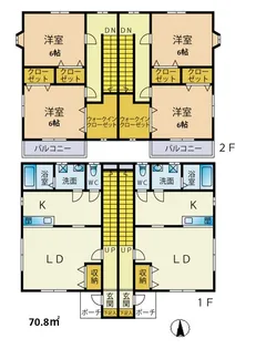 群馬県高崎市吉井町吉井【一戸建】の間取り