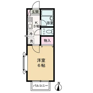 エミール井の頭【1階】の間取り