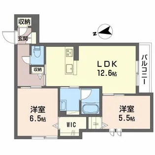 シャーメゾン 草木【2階】の間取り