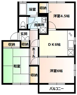 ディアス桜台A【2階】の間取り