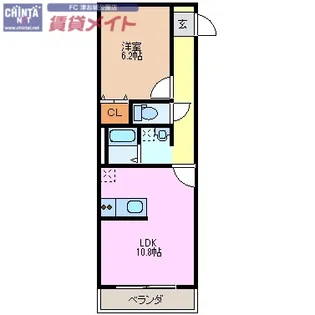 サクラーレ【1階】の間取り