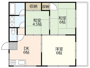 岡山県岡山市北区白石東新町【マンション】の間取り