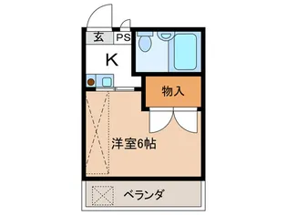 メゾンパステル【2階】の間取り