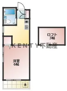 ホワイトシティー境町【2階】の間取り