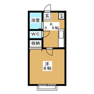 アネックス中町【1階】の間取り