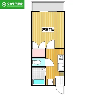 リバーサイド津留【1階】の間取り