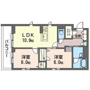 エラブル【3階】の間取り