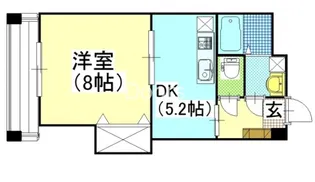 岡山県岡山市北区表町3【マンション】の間取り