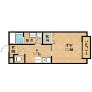 ル・シエール小林【2階】の間取り