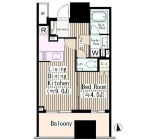 1LDKの間取り画像