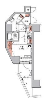 ハーモニーレジデンス三田【3階】の間取り