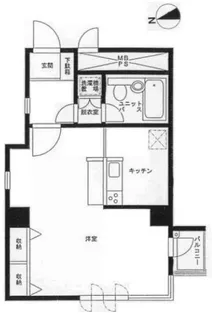 インペリアル六本木フォラム【5階】の間取り