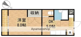 コーポレティブハウスII【1階】の間取り