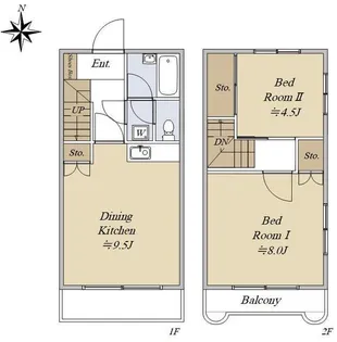 メゾン多摩平【1階】の間取り