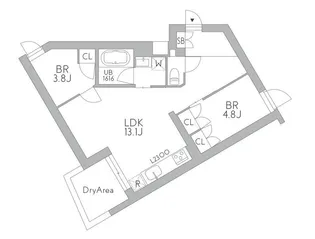 GranDuo梅ヶ丘の間取り