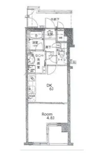 アエリア南青山(アエリアミナミアオヤマ)【1階】の間取り