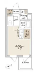 ORSUS新江古田【3階】の間取り