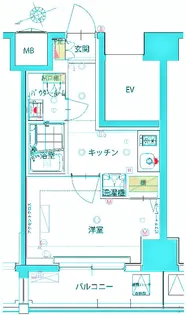 ハーモニーレジデンス五反田【6階】の間取り