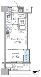 東京都千代田区神田駿河台2【マンション】の間取り