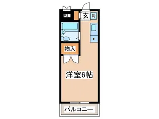 インベストメント南橋本【4階】の間取り