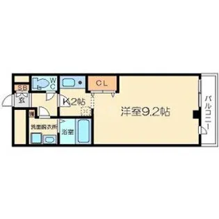 十三本町ウインズマンションンII【6階】の間取り