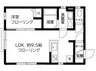 東京都墨田区東向島2【アパート】の間取り