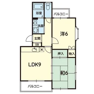 パークサイドR・TII【3階】の間取り