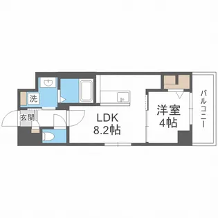 福岡県福岡市博多区下呉服町【マンション】の間取り