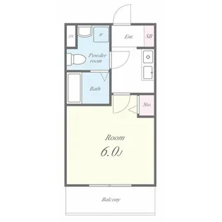 グランパシフィック十三元今里【8階】の間取り