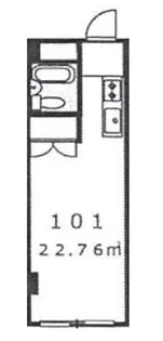 東京都府中市武蔵台3【マンション】の間取り