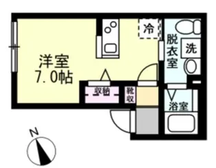 Gran Faro横浜英町【2階】の間取り