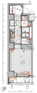 メインステージ千代田岩本町コモデ【6階】の間取り