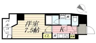 グランパセオ麻布十番【4階】の間取り