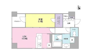 LUPINUS COURT【9階】の間取り