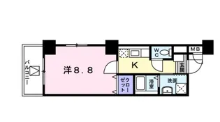 東京都品川区大井2【マンション】の間取り