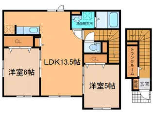 ジャスティ【2階】の間取り